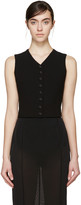 Thumbnail for your product : Dolce & Gabbana Black Wool Waistcoat