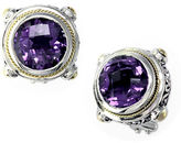 Thumbnail for your product : EFFY Balissima Sterling Silver and 18Kt. Yellow Gold Amethyst Earrings