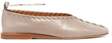 Jil Sander-jil sander whipstitched leather ballet flats womens grey