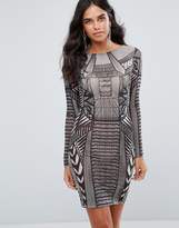 Thumbnail for your product : Forever Unique Patterned Bodycon Mini Dress