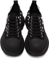 Thumbnail for your product : Alexander McQueen Black Studded Sneakers