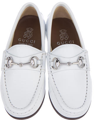 Gucci Boys' Horsebit Leather Loafers