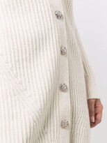 Thumbnail for your product : Ganni ribbed-knit V-neck cardigan