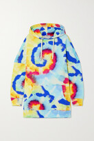Thumbnail for your product : Eywasouls Malibu Daria Hooded Tie-dyed Organic Cotton-jersey Mini Dress