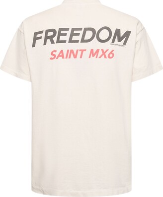 SAINT MICHAEL FREEDOM Tシャツ SAINT MX6 SAINT MICHAEL Freedom X Saint Mx6 T-shirt - ShopStyle