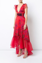 Thumbnail for your product : Marchesa Notte by High Low Plunging Gown