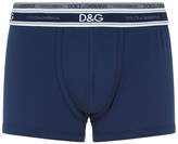 Thumbnail for your product : Dolce & Gabbana Double Logo Band Trunks