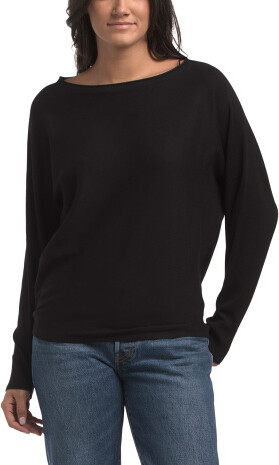 TJMAXX Rolled Edge Lightweight Sweater, Nylon/Rayon