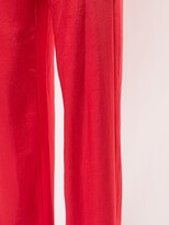 Thumbnail for your product : Sally LaPointe Crinkle Satin Belted Trousers