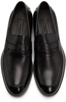 Thumbnail for your product : Ermenegildo Zegna Black Leather Loafers
