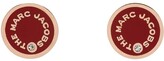 Thumbnail for your product : Marc Jacobs Rose Gold & Red 'The Medallion' Stud Earrings