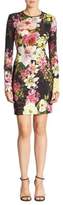 Thumbnail for your product : Naeem Khan Long-Sleeve Floral Dress