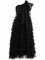 Thumbnail for your product : RED Valentino Tull Tiered Gown