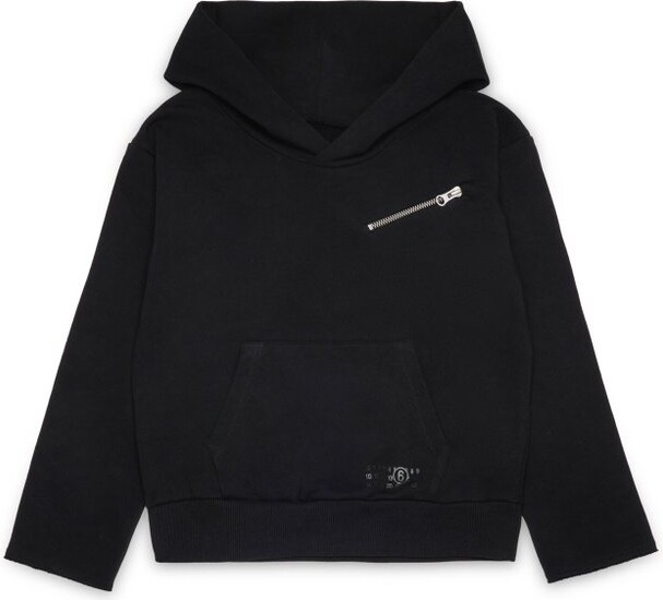 MM6 MAISON MARGIELA Kids Numeric Logo Printed Hoodie