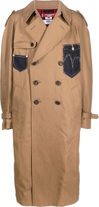 Junya Watanabe Patchwork Double-Breasted Coat