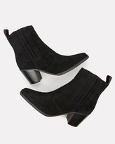 Thumbnail for your product : Ganni Western Suede Booties