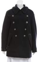 Thumbnail for your product : Belstaff Wool Double-Breasted Coat Navy Wool Double-Breasted Coat