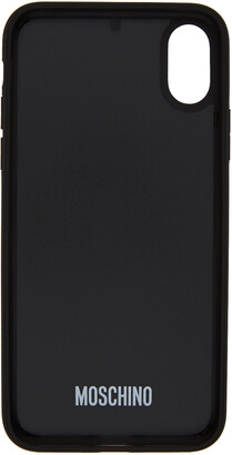 Moschino Black Toy Bear iPhone X Case