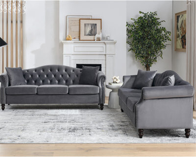 Latitude Run 3+3 In Velvet: Soft And Supportive Cushions Velvet - Comfortable Seating Experience. Build. Foam Cushions. Enhance Your Living Space. Removable For