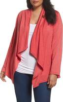 Thumbnail for your product : Bobeau One-Button Fleece Cardigan