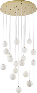 Hokku Designs Transitional 18-Light Multi-Globe Chandelier