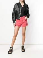 Thumbnail for your product : Alexander Wang frayed-hem denim shorts