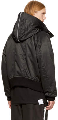 Ueg Black Hooded Flyers Jacket