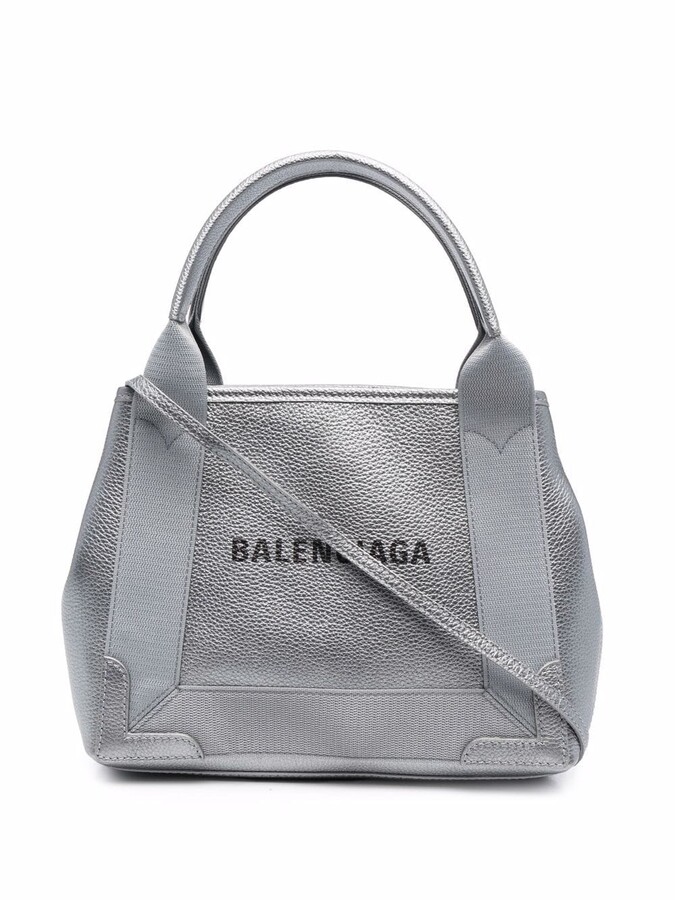 Balenciaga Navy Cabas | Shop the world's largest collection of 