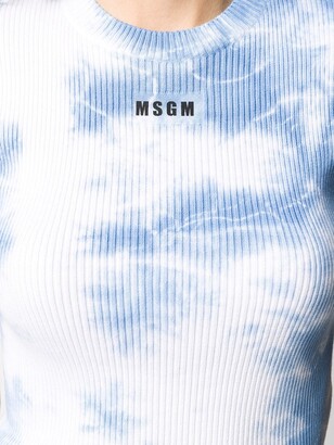 MSGM tie-dye print T-shirt