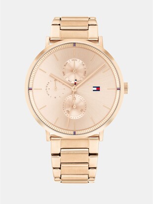 Tommy Hilfiger Carnation Gold Casual Watch with Sub-Dials - ShopStyle