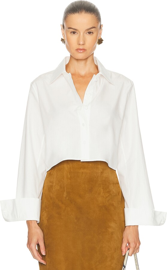 KHAITE Jasen Top in White