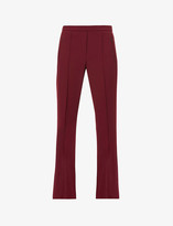 Thumbnail for your product : Theory Demitria high-rise flared stretch-wool trousers