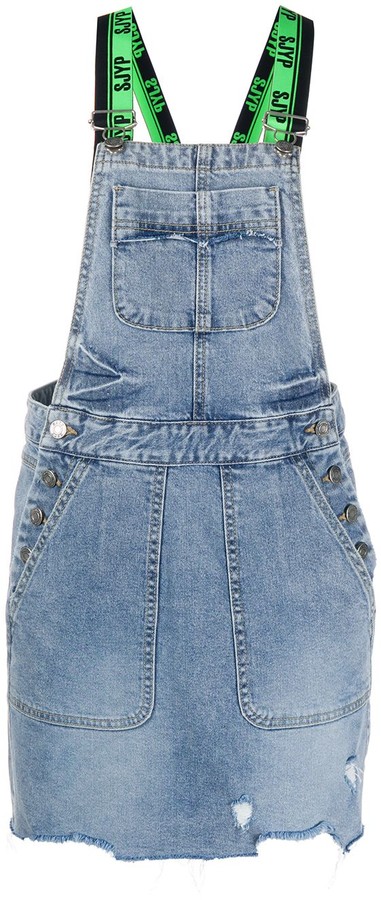mini skirt overalls