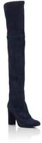 Thumbnail for your product : Barneys New York Women's Suede Over-The-Knee Boots-Navy