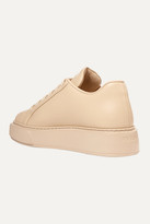 Thumbnail for your product : Prada Leather Sneakers - Beige