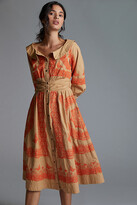 Thumbnail for your product : Maeve Embroidered Midi Dress