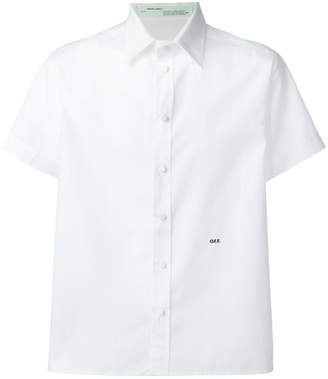 Off-White scorpion back print shirt