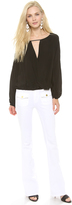 Thumbnail for your product : FRAME Le High Flare Flap Pocket Jeans