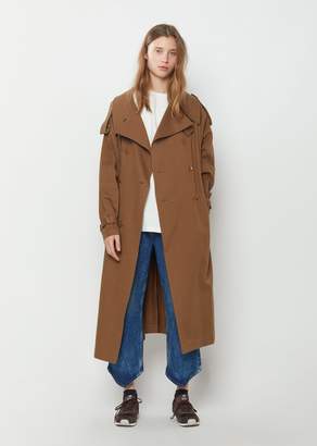Y's Soft Cotton Trench Coat Brown Size: JP 1