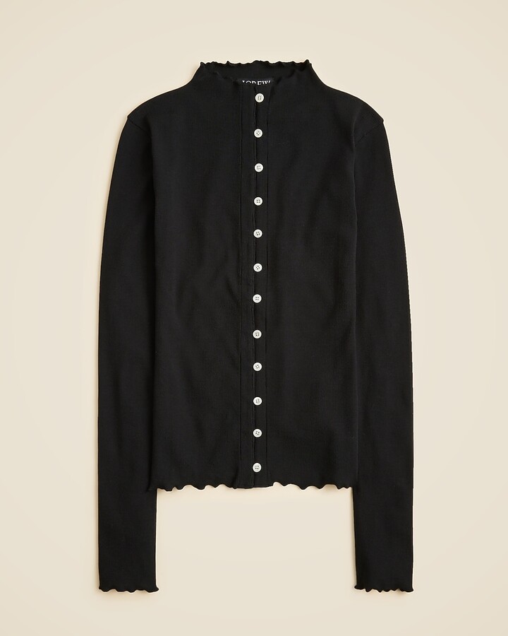 J.Crew Perfect rib cardigan top