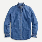 Thumbnail for your product : J.Crew Ruffleneck classic-fit boy shirt in chambray