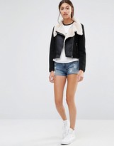 Thumbnail for your product : Vero Moda Faux Shearling Jacket