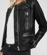 Thumbnail for your product : AllSaints Milou Leather Biker Jacket