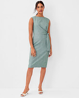 Thumbnail for your product : Ann Taylor The Tie Waist Sheath Dress in Cross Weave