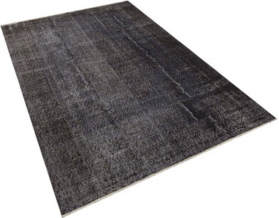 Isabelline Hull Antique Hand Woven Black Hull Runner Carpet