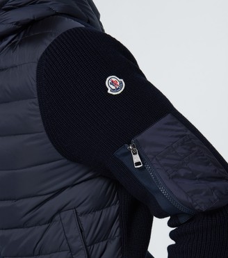 Moncler Tricot panelled jacket