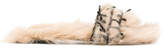 Thumbnail for your product : Alberta Ferretti fur detail sandals