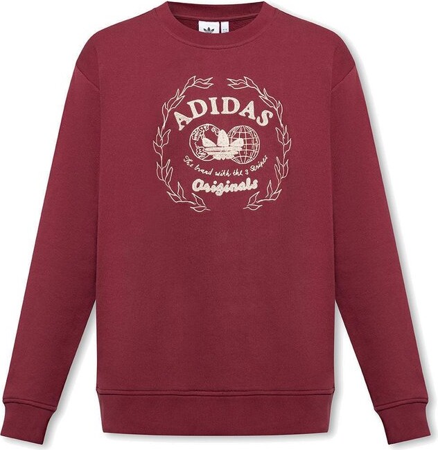 adidas Men\'s Red Sweatshirts & Hoodies | ShopStyle