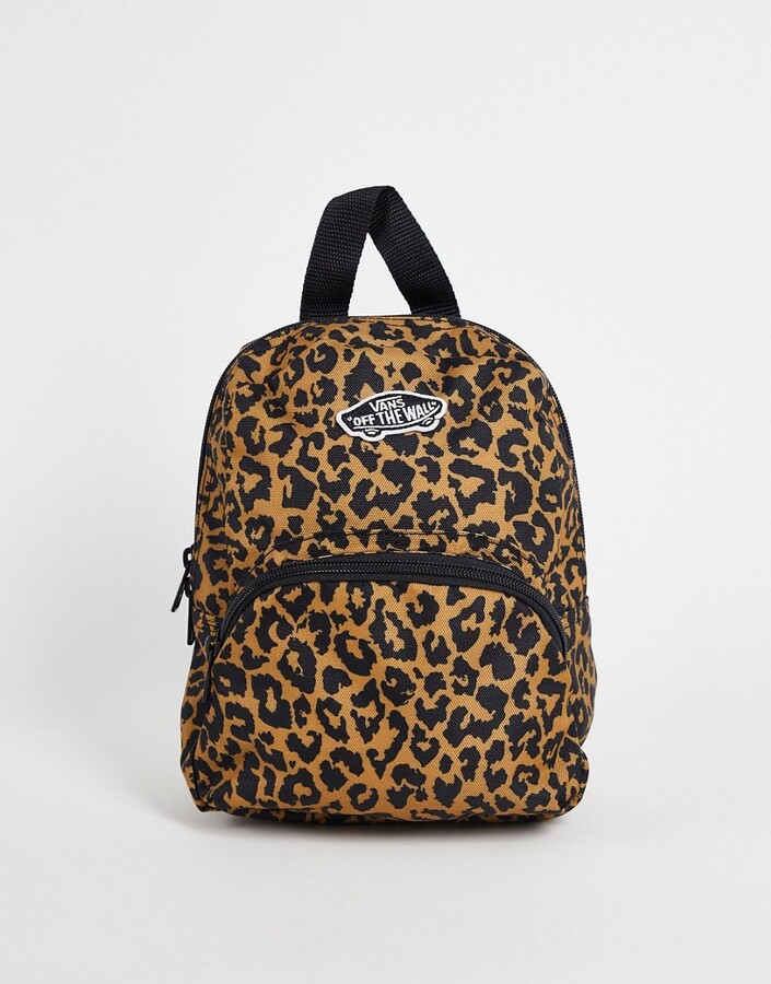 Vans got this mini backpack in leopard print - ShopStyle