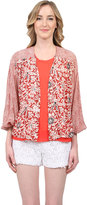 Thumbnail for your product : Free People Balloon Sleeve Jacket in Rouge Combo